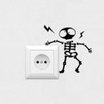 thumbnail image 4 of Youkk Wall Switch Sticker Home Decoration Individuality Skeleton Wall Sticker Decal Home Decor Decal Socket Paste, 4 of 7