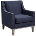 thumbnail image 1 of Picket House Furnishings Fauteuil d'Appoint Aster en Bleu Marine, 1 of 11