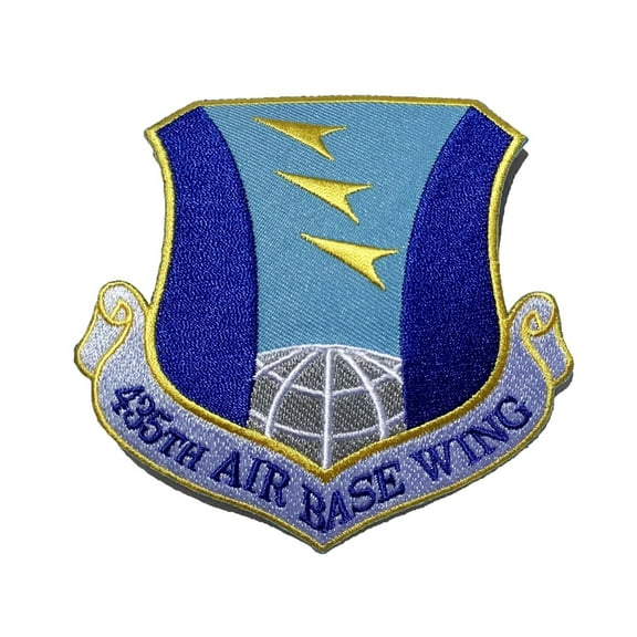 435th Air Base Wing Patch – Plastic Backing