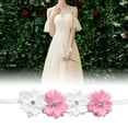 thumbnail image 6 of 6Pcs Beautiful Bride Bridesmaids Simulation Ribbon Wrist Flower Wedding Decoration Accessories(Pink White ), 6 of 8