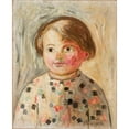 thumbnail image 2 of Tadeusz Makowski 12x14 Gold Ornate Wood Frame and Double Matted Museum Art Print Titled - A Girl with a Ruddy Cheek (1925), 2 of 4