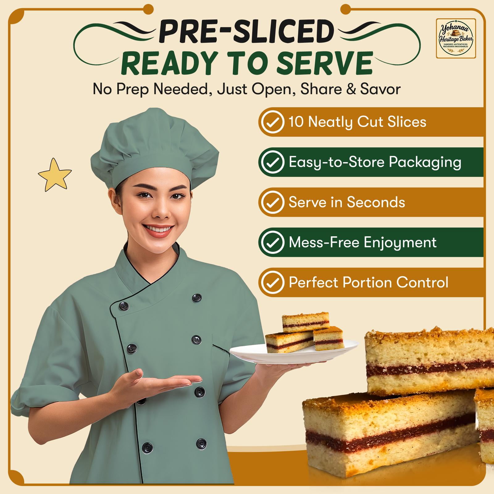 Jo Bakes Masa Real de Guayaba Guava Pastry Snack Bars, 10 Count