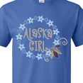 thumbnail image 4 of Inktastic Alaska Girl Forget-Me-Not Flower T-Shirt, 4 of 5