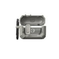 thumbnail image 7 of UAG AirPods Pro 2nd Gen Case with Lock Plasma, Rugged Hard Shell Military Grade Protective Cover with Secure Lock Lid & Detachable Carabiner Clip, Titanium, 7 of 7