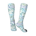 thumbnail image 5 of Lsque Butterflies Printed Crew Socks Men's Women's LightWeight Thin Casual Calf Socks ,Knee High Socks,Cotton Socks, 5 of 9