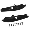 thumbnail image 2 of funtasica Front Bumper Lip Spoiler Accessory Corner Protector for 2015-2021 Black, 2 of 9