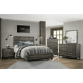 thumbnail image 6 of Modern Gray Queen Bed | Malaysia Made - Clean Line Design, 6 of 6