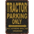 thumbnail image 1 of Chapa Tractor Metal Pintura Hierro Rectangular Pared para El Y Bar 20x30cm, 1 of 10