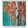 thumbnail image 1 of Shower Curtains 70" x 93" from DiaNoche Designs by Lam Fuk Tim - Color Birch Tree 1, 1 of 1
