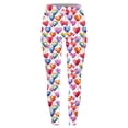 thumbnail image 5 of Feancey Lighting Sales Womens High Waist Workout Leggings Valentines Day Cute Love Heart Print Soft Yoga Pants 2025 Spring Trendy Tummy Control Holiday Tights Multicolor XXL, 5 of 5