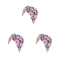 thumbnail image 1 of Turbante africano Jumpingount nudo bohemio musulmán estampado Floral banda ancha, 1 of 6