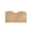 Skin, variant on Wireless Strapless Bras for Women Front Closure Non-Slip Padded Bandeau Bralette Comfort Wavy Edge Tube Top Bra (Skin, L)