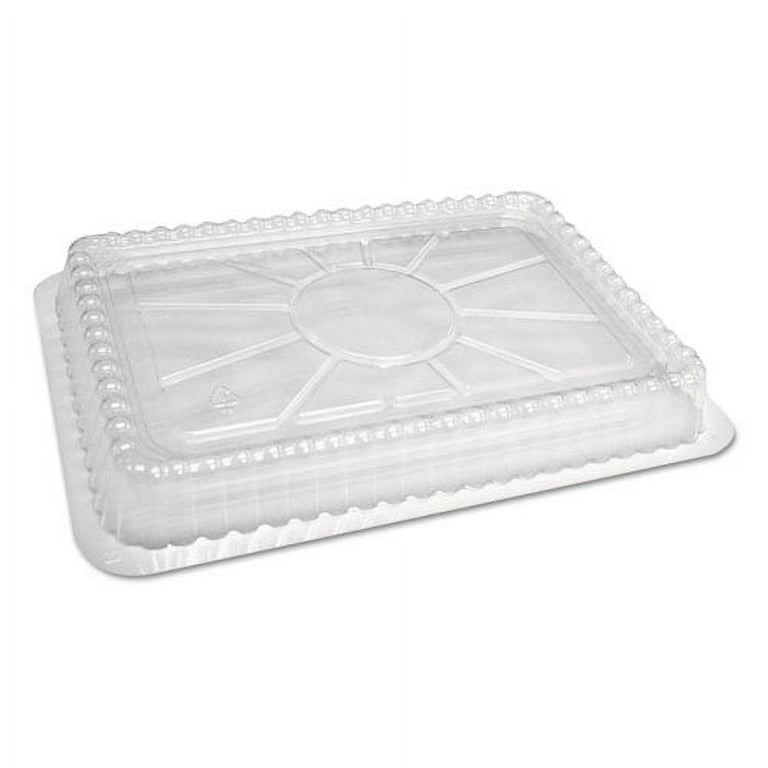 Plastic Dome Lid, Round, Embossed, Fits 212/213, 16