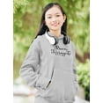 thumbnail image 2 of Buon Ferragosto Lettering Hoodie Juniors -Image by Shutterstock,  x-Large, 2 of 4