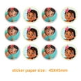 thumbnail image 3 of 12Pcs Baby Moana Theme Birthday Party Invitation Cards for Kids,12 Stickers & 12 Envelopes., 3 of 6