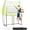 Green, variant on 11x8 Ft Volleyball Net, Height Adjustable for Durable Training Equipment with Carry Bag, Easy Setup for Indoor Outdoor Beach Backyard