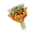 thumbnail image 3 of Ramo de flores artificiales BLESIY de ganchillo Naranja, 3 of 8