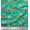 Sea Green, variant on Soimoi Green Cotton Duck Fabric Bottle Vase & Strawberry Fruits Print Fabric by Yard 42 Inch Wide