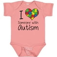 thumbnail image 3 of Inktastic I Heart Someone with Autism Boys or Girls Baby Bodysuit, 3 of 5