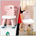 thumbnail image 3 of Minkissy Kids Stool Comfortable Sitting Back Chair for Children Pink 1Set, 3 of 5