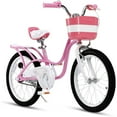 thumbnail image 1 of RoyalBaby Princess Girl Kids Outdoor Bicycle 18 Inch with Kickstand, Swan/Pink, 1 of 8