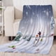 thumbnail image 1 of Manta de Ultrasuave con Estampado Navideño, Manta para Sofá, 50 "" 58x80 "para Elegir, Cálida Y Ligera Muñeco de nieve_1 130x150cm Yotijar Manta de franela, 1 of 10