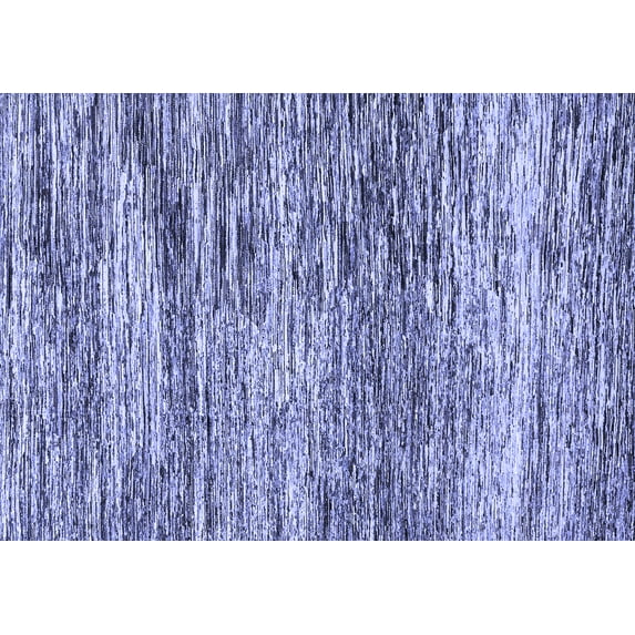 Ahgly Company Machine Washable Indoor Rectangle Abstract Blue Modern Area Rugs, 2' x 5'