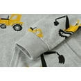 thumbnail image 6 of CM-Kid Toddler Boys Sweatshirts Pullover Truck Cotton Hoodie with Pocket Casual Long Sleeve Tops 3t, 6 of 8