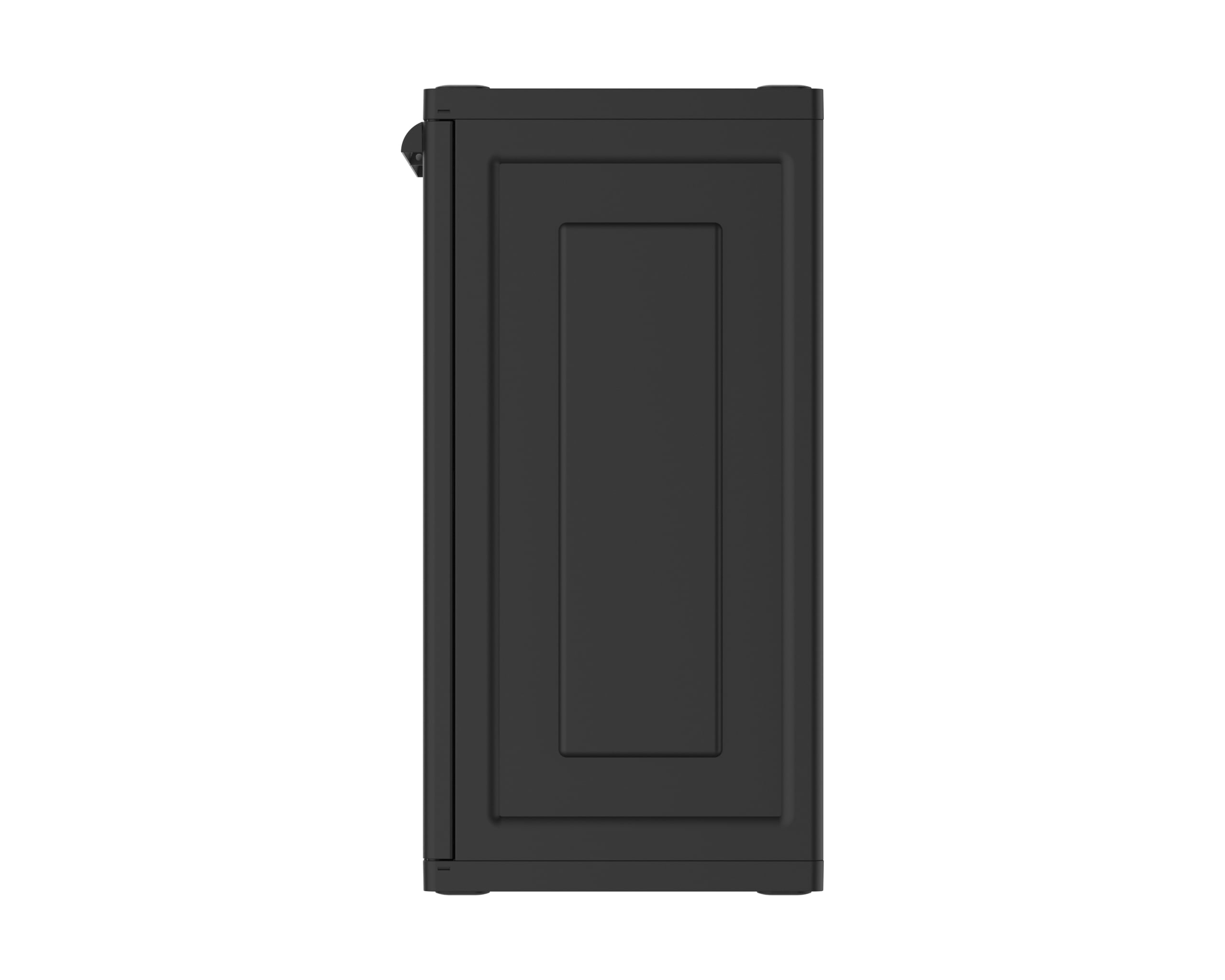 Hyper Tough Plastic Garage Cabinet 2 Shelf 18.5Dx25.47Wx35.43"H, Black Finish