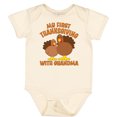 thumbnail image 3 of Inktastic My First Thanksgiving with Grandma Boys or Girls Baby Bodysuit, 3 of 5