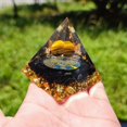 thumbnail image 3 of Adornos tridimensionales torre de energía de pegamento de piedra triturada de cristal natural (6 cm), 3 of 5