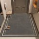 thumbnail image 1 of Granjero Gordo Alfombra de baño, alfombra de baño peluda de felpa antideslizante, lavable a máquina y seca, color negro, 24 x 16 pulgadas, 1 of 5