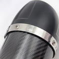 thumbnail image 3 of Acaige 51mm Universal Motorcycle Exhaust Pipe Modified Muffler Gloss Carbon Fiber 345mm, 3 of 5