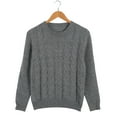 thumbnail image 3 of Femmes Manches Longues Tricoté en Vrac Hiver Chaud Pull Casual Pull Pull Tops, 3 of 4