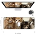 thumbnail image 2 of Heduofu Cats Mouse pad for Computers, Family Cats Mouse Pad 31.5x11.8 in, 2 of 6