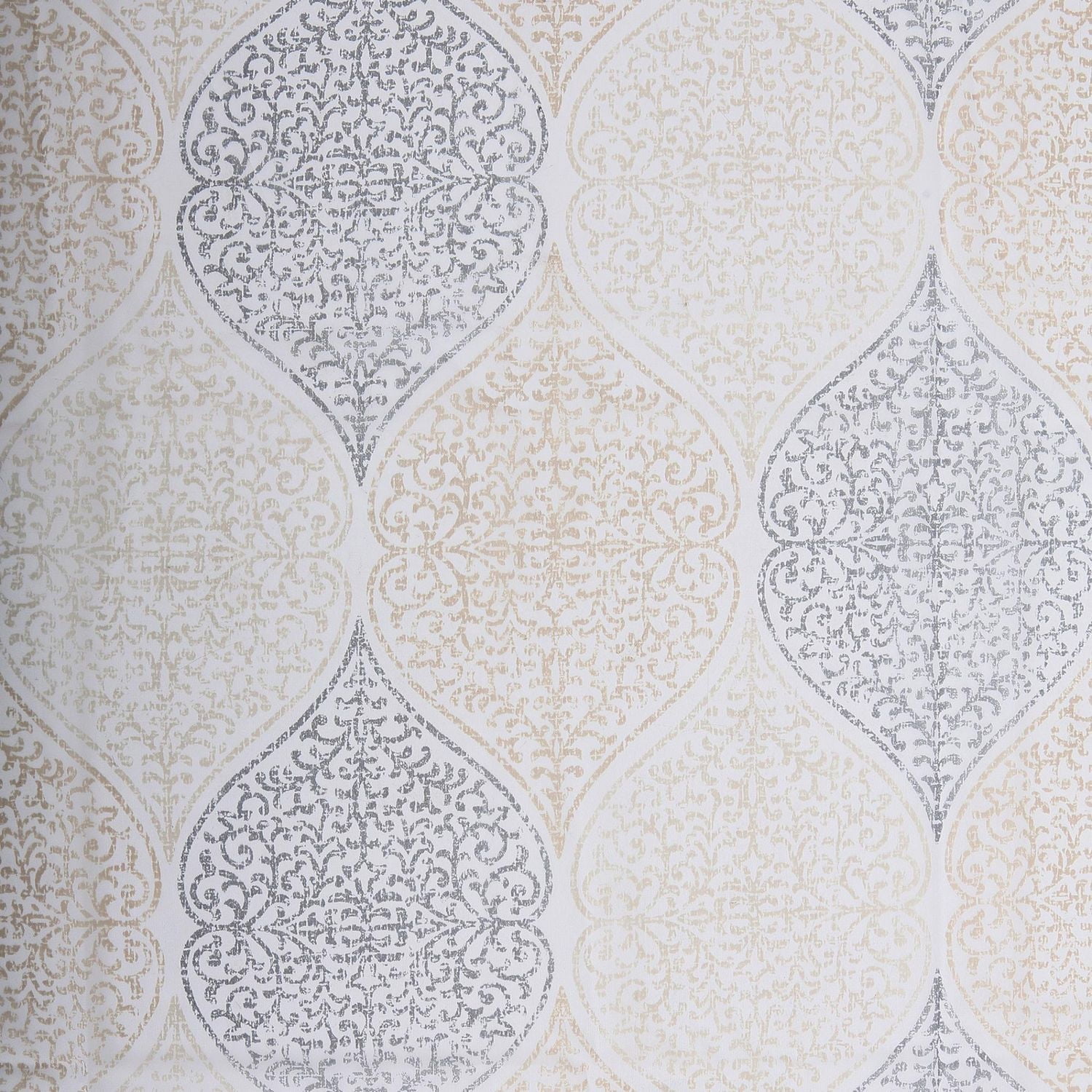 Paire de panneaux de rideaux en voilage diaphane à motif de médaillons de Mainstays Transparent, imprimé de médaillons