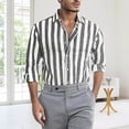 thumbnail image 2 of Eashery Button Down Shirt Mens Regular Fit Blouse Men Polo Shirt Men'S Button Down Shirts Black 3XL, 2 of 5