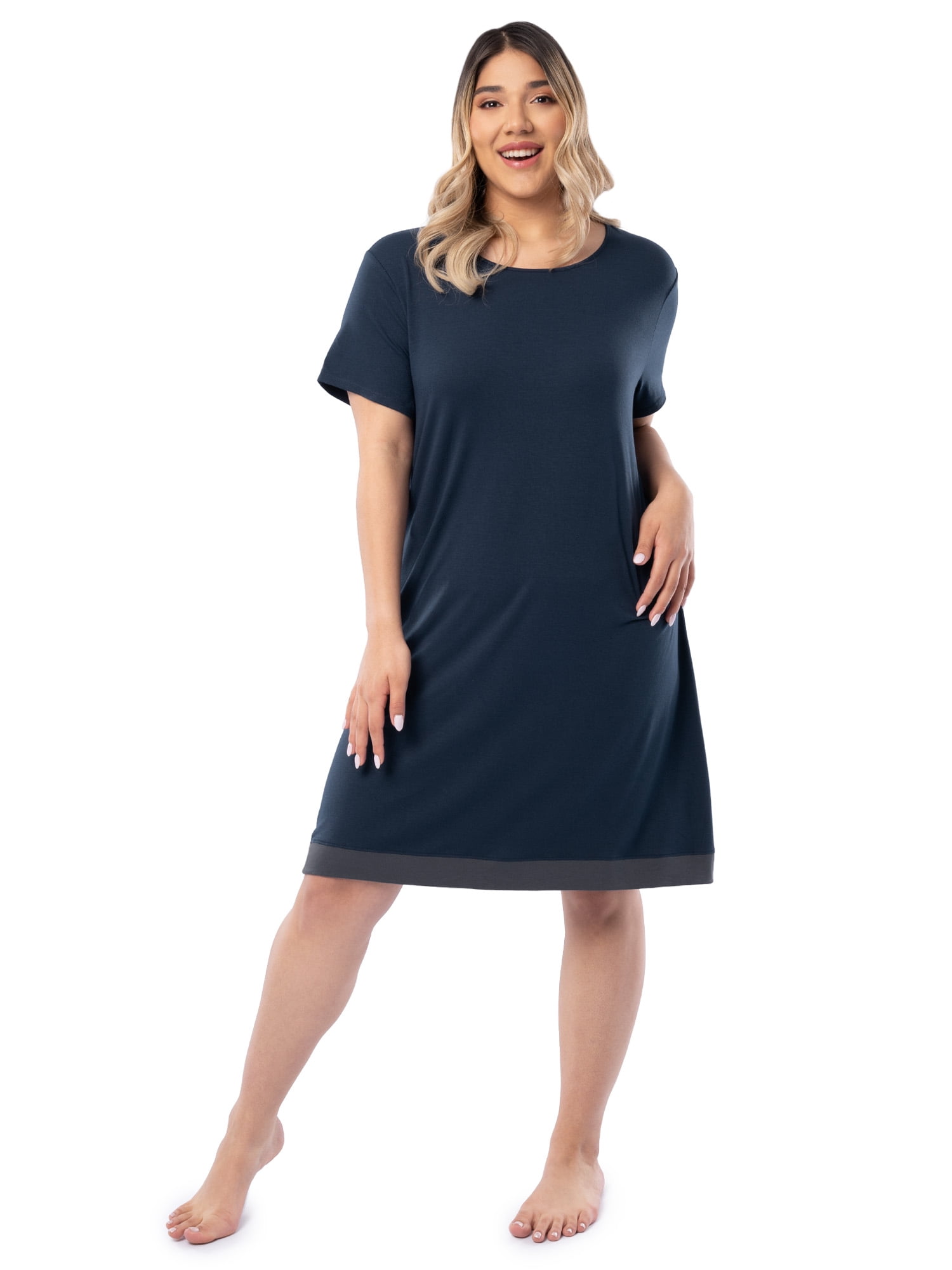 Fruit of the Loom Women's Soft and Breathable Pajama Sleepshirt, Sizes S-5X