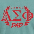 thumbnail image 3 of CafePress - Alpha Sigma Phi Greek Dad Cardinal T Shirt - Mens Comfort Colors Shirt, 3 of 5