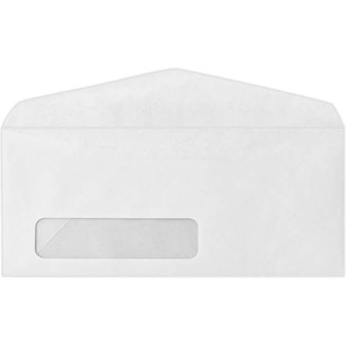 10 Open Window (No Plastic) Envelopes 24lb. Bright White (50 Qty