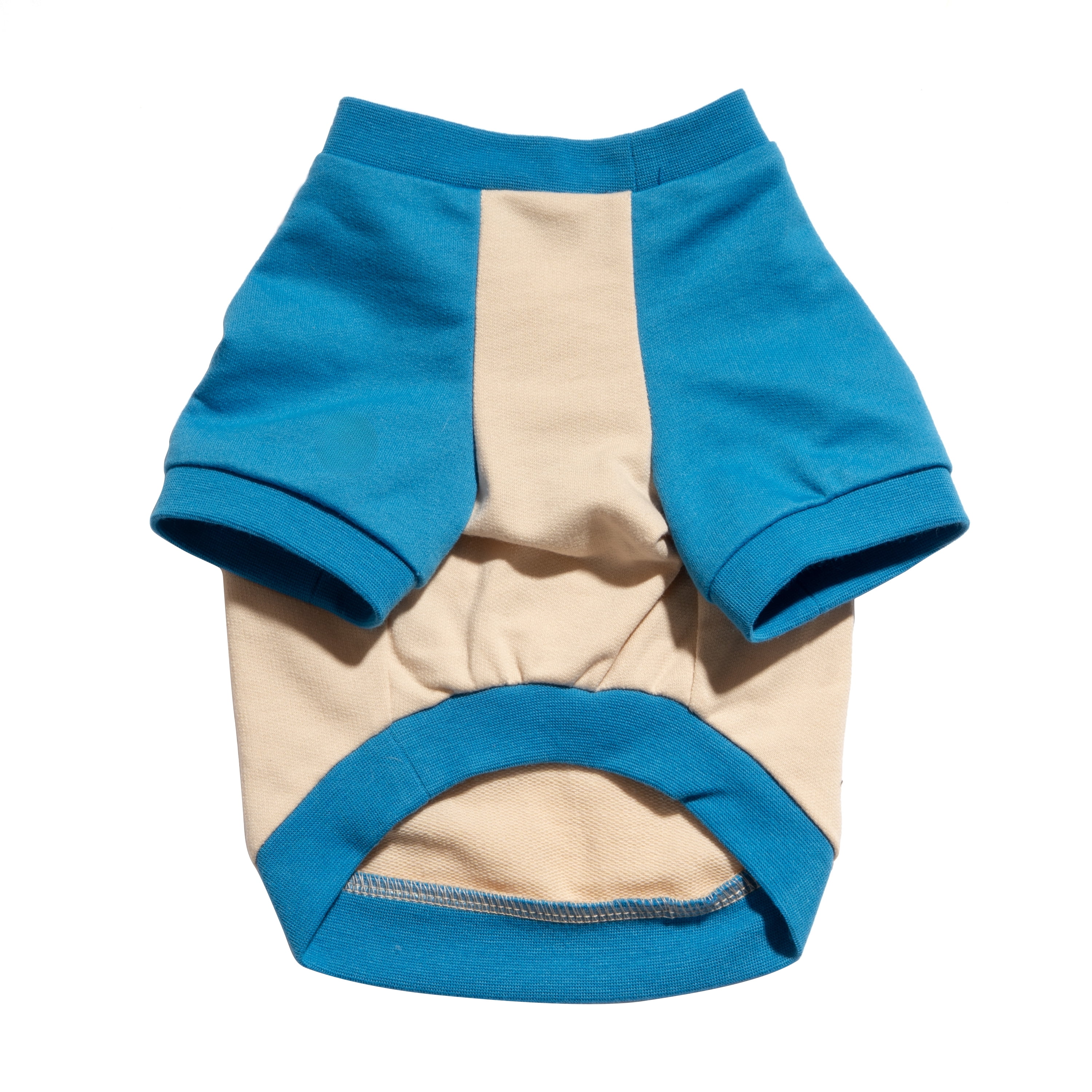 Oodles Blue Love My Human Spring Raglan Dog T-Shirt, Medium