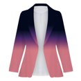 thumbnail image 1 of Vedolay Blazer jacket Womens Plus Size Elegant Split Long Sleeve Open Front Office Blazer Jacket,Pink S, 1 of 4
