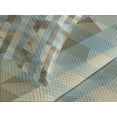 thumbnail image 4 of Ambesonne Geometric Quilted Bedspread Set 3 Pcs, Soft Vertical Line Design, Queen Size, Tan Cream Pale Blue, 4 of 5