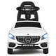 Gymax Licensed Mercedes Benz Kids Ride On Push Car Sliding Scooter w/Light&Music Blanc – image 5 sur 10