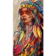 thumbnail image 2 of Cuadros Decorativos 5D DIY Diamond Painting Kits Full Square Drill Indian Woman Mosaic Picture Arts Tmvgtek embutido en tela, 2 of 9