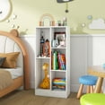 thumbnail image 4 of Costway 5-Cube Bookcase for Kids 41" Wooden Toy Storage Organizer for Kid's Room White, 4 of 10