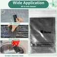 thumbnail image 5 of 11x4.5In Cleaning Mesh for Toilet,24pcs Flexible Scouring Mesh Pad,Scouring Pad Abrasive Grit Cleaning Screen for Remove Carbon,Rust and Scale, 5 of 6