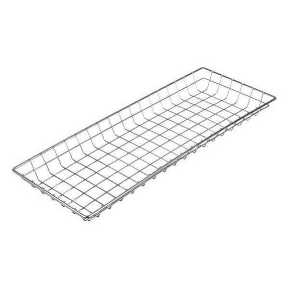 Marlin Steel Wire Products Storage Basket,Rectangular,Steel 127-12