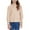 Khaki, variant on ameIAEA Girls' Long Sleeve Blouses Kids Toddler Crewneck Pleated Shirts Solid Color Ruffle Tops