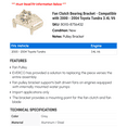 thumbnail image 2 of Fan Clutch Bearing Bracket - Compatible with 2000 - 2004 Toyota Tundra 3.4L V6 2001 2002 2003, 2 of 2